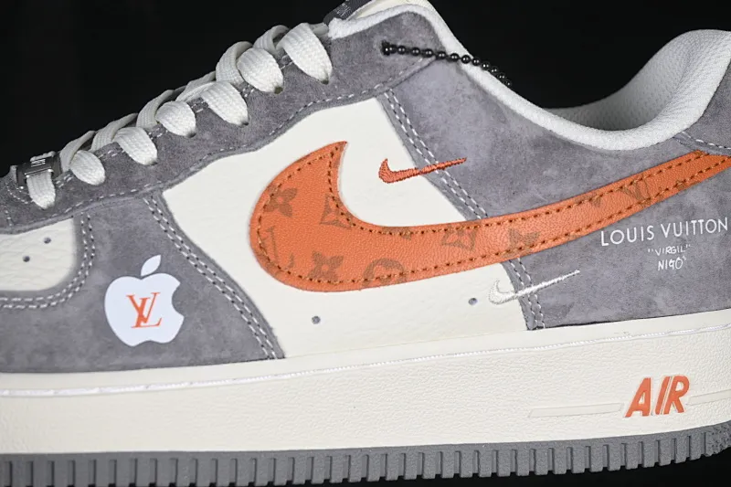 All Categories Nk Air Force 1 Air Force Series Nk Air Force 1 Low Air Force Low Nike Air Force 1'07 Low Gray Orange Private Collection Air Force One Low Casual Shoes DC9486-109